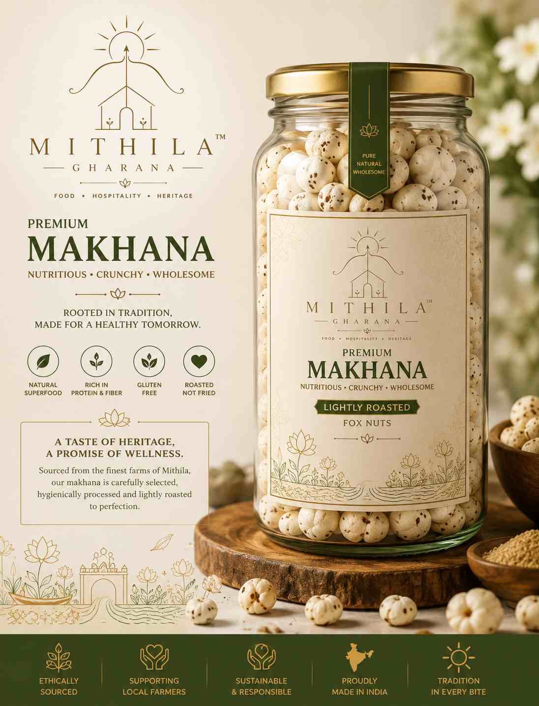 Makhana from Mithila